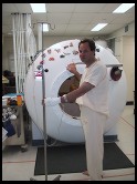 Digital photo titled philip-entering-hyperbaric-chamber