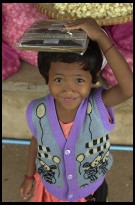 Digital photo titled floating-market-little-girl