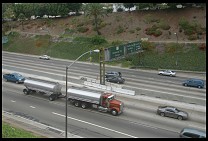 Digital photo titled cathedral-freeway-view