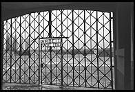 Arbeit Macht Frei.  Gate to Dachau Concentration Camp, just outside Munich, Germany