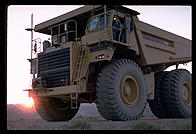 Mining Truck.  Caterpillar Arizona Proving Grounds