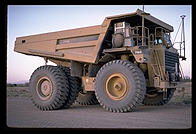 Mining Truck.  Caterpillar Arizona Proving Grounds