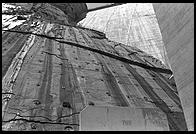 Glen Canyon Dam, impounding Lake Powell.  Utah.