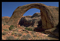 Rainbow Bridge.  Lake Powell.  Utah.
