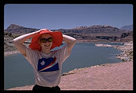Rebecca at Lake Powell.