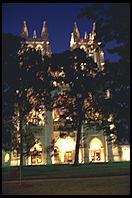 An impressionistic view of the National Cathedral, Washington, D.C.