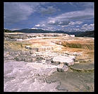 Mammoth Hot Springs.  Yellowstone National Park.