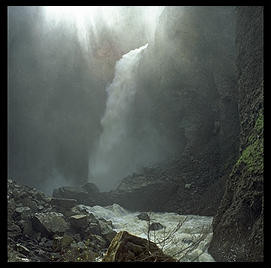Tower Falls.  Yellowstone National Park.