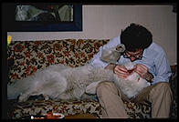 Philip Greenspun and George.  Melrose.  1985.