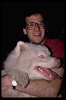 Philip Greenspun and George.  Boxford.  1985.  Photo: Peter Sevcik.