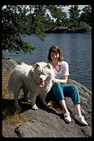 Sue Dubois and George.  Melrose.  1985.