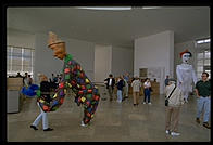 Main lobby of the Getty Center. Los Angeles, California.