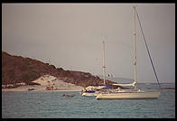 Expensive boats.  Caribbean.