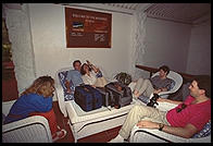 Waiting around for the boat.  St. Lucia.