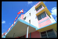 The Art Deco district of Miami Beach (South Beach)