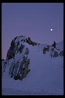 After sunset.  Lassen Volcanic National Park.  California.