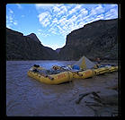 OARS boats in Grand Canyon