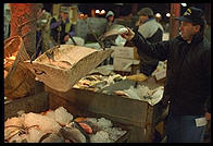 Fulton Fish Market.  Manhattan 1994 (pre burning).