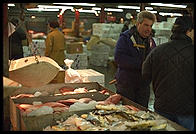 Fulton Fish Market.  Manhattan 1994 (pre burning).