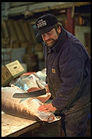 Fulton Fish Market.  Manhattan 1994 (pre burning).