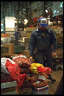 Fulton Fish Market.  Manhattan 1994 (pre burning).