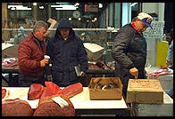 Fulton Fish Market.  Manhattan 1994 (pre burning).