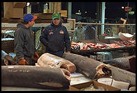 Fulton Fish Market.  Manhattan 1994 (pre burning).