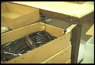 Eels.  Fulton Fish Market.  Manhattan 1994 (pre burning).