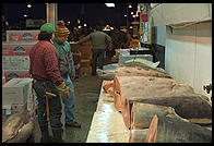Fulton Fish Market.  Manhattan 1994 (pre burning).