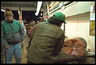 Fulton Fish Market.  Manhattan 1994 (pre burning).