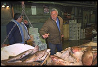 Fulton Fish Market.  Manhattan 1994 (pre burning).