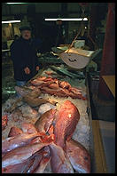 Fulton Fish Market.  Manhattan 1994 (pre burning).