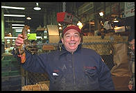 Fulton Fish Market.  Manhattan 1994 (pre burning).