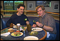 Bruce and Bart at Harold's, Holiday Inn, Parsippany, New Jersey.