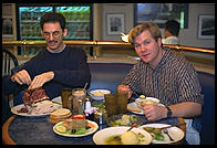 Bruce and Bart at Harold's, Holiday Inn, Parsippany, New Jersey.