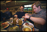 Bruce and Bart at Harold's, Holiday Inn, Parsippany, New Jersey.