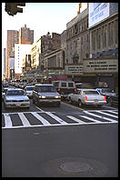 New York City.  From inside a city bus.