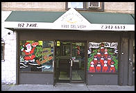 New York City.  From inside a city bus.