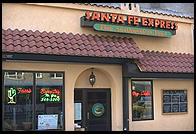 New York City.  From inside a city bus.