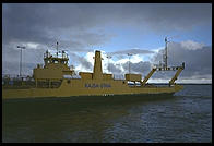 Ferry between main part of Gotland and the northern island