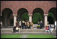 Base of Stadshuset in Stockholm