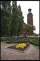 Park near Stadshuset in Stockholm