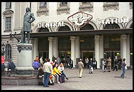 Central train station in Stockholm