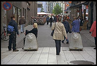 Drottninggatan in central Stockholm