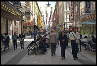 Drottninggatan in central Stockholm