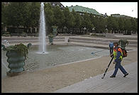 A fountain in Stockholm