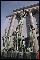 A statue, Orphaeus by Carl Milles, in central Stockholm