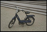 A moped in Stockholm