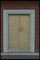 A door in Skansen in Stockholm