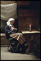 An employee in Skansen in Stockholm